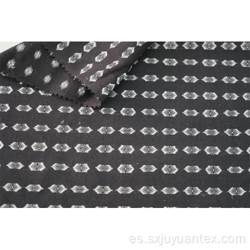 Algodón Poliéster Tejido Jacquard con clip multicolor